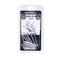FIX ÇELİK ÇİVİ 4 X 50 YİVLİ 10 LU